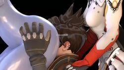 3d animated asphyxiation ass_worhsi-p choking cunnilingus facesitting female kishi lesbian licking licking_pussy mercy no_sound overwatch pussy short_hair smothering suffocating threesome tracer video webm widowmaker yuri