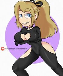 big_ass big_breasts fhs fhsz3r0 fnafhs fnafhs_z3ro fnafhsrule34 homerbls joy_(fnafhs) latex_suit