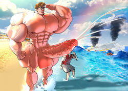 abs balls biceps bodybuilder hyper hyper_balls hyper_genitalia hyper_muscles hyper_penis hyper_testicles male male_focus male_only muscles muscular muscular_arms muscular_ass muscular_back muscular_legs muscular_male muscular_thighs nipples pecs penis testicles veins veiny_penis