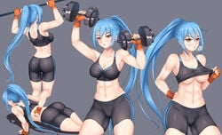 1girls abs after_workout armpit_peek armpits ass athlete athletic athletic_female belly belly_button bisexual bisexual_female blue_hair blush bodily_fluids breasts breathing bubble_ass bubble_butt cameltoe cleavage clothed emotionless euforianatsumi exercise expressionless eye_contact female female_abs female_fighter female_only fighter fingerless_gloves fit fit_female fitness flashing gloves hair_between_eyes human large_breasts light_blue_hair long_hair looking_at_viewer looking_pleasured muscle muscular muscular_female nipple_slip one-handed_push_up open_mouth orange_eyes ponytail pov pov_eye_contact pull_ups pulling_shirt slight_blush softcore solo sports_bra staring staring_at_viewer steam steaming_body steamy_breath stretched_clothing stripping strong_woman sweat sweatdrop sweating sweaty sweaty_armpit sweaty_armpits sweaty_arms sweaty_breasts sweaty_thighs taking_clothes_off tank_top thighs thin_female tight_clothing tight_fit tomboy trainer underboob undressing vaiqzza weightlifting workout workout_clothes workout_clothing