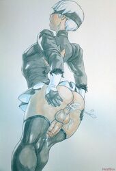 yorha 2b (cosplay) from nier: automata by heatbox