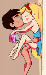 1boy 1boy1girl 1girls 2d accurate_art_style against_wall breasts breasts_out canon_couple card color dress dress_down erect_nipples eyes_closed female hug human human_penetrated human_penetrating in_love kissing large_penis long_hair looking_pleasured marco_diaz narrowed_eyes on_model perky_breasts romantic romantic_couple sex skinny small_breasts small_waist stand_and_carry standing_sex star_butterfly star_vs_the_forces_of_evil supermirukuu teenager thick_penis toe_point vaginal_penetration valentine's_day