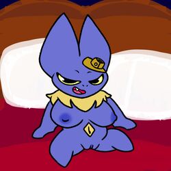 1:1 anthro bedroom bedroom_eyes cartoon_network chiropteran female hi_res mammal mao_mao:_heroes_of_pure_heart narrowed_eyes redriver24816_(artist) seductive simple_background slightly_chubby solo sonara spread_legs spreading thick_thighs