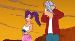 animated futurama helix philip_j_fry photoshop turanga_leela