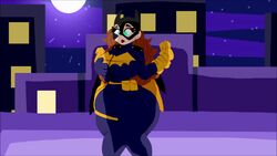 animated anthro_to_human ass_expansion batgirl batgirl_(cosplay) breast_expansion chubby-dingo dc expansion female growth huge_ass huge_breasts humanized identity_death rouge_the_bat sega sonic_(series) thick_thighs transformation transformation_sequence wide_hips