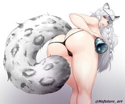 1girls animal_ear_fluff animal_ears arknights ass ass_cleavage back_view bell big_ass big_thighs black_thong blush braid braided_hair braids bubble_ass bubble_butt butt butt_crack cameltoe cat_ears cat_girl cat_tail circlet curvaceous curvy dat_ass enormous_ass enormous_butt enormous_thighs fat_ass fat_butt female female_only fluffy fluffy_ears fluffy_tail giant_ass giant_butt gradient_background holding_bell holding_object huge_ass huge_butt huge_thighs hyper_ass hyper_butt hyper_thighs inviting large_ass large_butt large_thighs legs light-skinned_female light_skin long_hair looking_at_viewer looking_back massive_ass massive_butt massive_thighs nofuture posing pramanix_(arknights) pussy pussy_visible_through_panties pussy_visible_through_thong rear_view round_ass round_butt seductive seductive_eyes seductive_gaze seductive_look seductive_mouth seductive_pose seductive_smile shiny_ass shiny_skin side_braid simple_background smile smug snow_leopard_ears snow_leopard_girl snow_leopard_humanoid snow_leopard_spots snow_leopard_tail solo solo_female thick thick_ass thick_legs thick_thighs thighs thong twin_braids very_long_hair voluptuous white_background white_hair wide_thighs