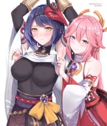 kujou sara from genshin impact