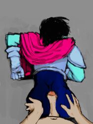 kris (deltarune) from deltarune by unknown artist