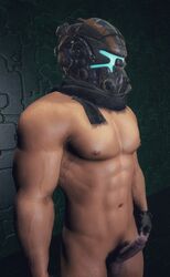 helmet jack_cooper masked muscular nipples penis pilot_(titanfall) titanfall yaoi