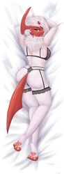 1girls absol anthro big_ass curvy female furry lingerie nintendo pokémon_(species) pokemon pokemon_(species) presenting presenting_hindquarters ringstudios rose_duskclaw shiny_pokemon solo tagme