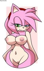 1girls 2021 amy_rose breasts female female_only half-closed_eyes hd jasielewdko jasienorko naked nude sonic_(series) sonic_the_hedgehog_(series)