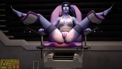 3d animated ayasz blowjob bondage cottontailva dark-skinned_futanari dark_skin english_voice_acting female futa_on_female futanari genital_piercing glasses hand_on_head high_heels interracial large_ass legs_held_open mp4 overwatch piercing sombra sound tagme video voice_acted widowmaker