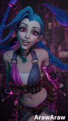 jinx (league of legends) from league of legends by arawaraw