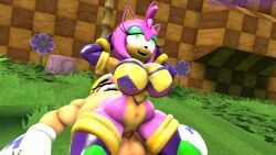 1boy 1girls 3d 3d_(artwork) amy_rose anthro arms_behind_head armwear balls big_breasts breasts clothed clothed_female_nude_male clothing crossover duo eyelashes facial_hair fat fat_male female flowers furry furry_female gloves grass hat human human_male human_on_anthro interspecies legwear light_skin light_skinned_male lying_on_back male male/female mammal mario_(series) mature mature_anthro mature_female mature_male nintendo novaneptune4 nude nude_male nude_male_clothed_female obese obese_male open_mouth outdoors overweight overweight_male penis penis_in_pussy pink_fur pussy sega sex sonic_(series) sonic_the_hedgehog_(series) straight straight_sex testicles voluptuous voluptuous_female wario white_gloves yellow_hat