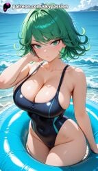 1girls 2025 ai_assisted ai_generated alternate_breast_size anime artist_name bangs beach beachball big_breasts big_breasts big_breasts big_chest blush boat breast breasts breasts breasts bust busty caustics chest cleavage covered_navel day explicit female fisheye green_eyes green_hair hi_res high_quality high_resolution highres horizon in_water island large_breasts looking_at_viewer ocean one-piece_swimsuit one-punch_man outdoors partially_submerged patreon patreon_username pier pool poolside sand shallow_water shore short_hair skypassion soaking_feet solo stable_diffusion swimsuit tatsumaki thighs wading water watermark waves wet