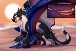 aquatic_dragon blackbatwolf bodily_fluids claws cum cum_inside cuntboy cuntboy_sans_balls doggy_style dragon ejaculation erection feet feral from_behind_position genital_fluids genitals herm hermaphrodite hi_res horn hybrid internal intersex intersex/male male maleherm marine multi_genitalia mythological_creature mythological_scalie mythology open_mouth open_smile outside paws penetration penile penile_penetration penis prehensile_penis pussy quadruped scales scalie sex size_difference smile solo spread_wings story story_in_description tail toe_claws toes tongue tongue_out vaginal_penetration wings