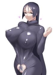 1girls 2021 areolae black_bodysuit bodysuit breasts erect_nipples fate/grand_order fate_(series) female female_focus female_only floating_heart heart_cutout hips huge_breasts ky. large_areolae long_hair looking_at_viewer mature_female milf minamoto_no_raikou_(fate/grand_order) naughty_face nipples pubic_hair purple_eyes purple_hair purple_pubic_hair pussy simple_background skin_tight skin_tight_suit slim_waist smile thick_thighs thighs vagina very_long_hair white_background wide_hips