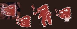anal backsack balls ballsack bodily_fluids dragon fangs game_boy game_boy_family genitals hi_res male male/male mythological_creature mythological_scalie mythology nintendo null penis pete_fowler_game_boy ratqueer red_body scalie smoke smoking smoking_pipe sweat teeth