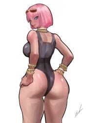 2d busty female female_focus female_only hourglass_figure manon_legrand pink_hair stanbl7 street_fighter street_fighter_6 tagme wide_hips