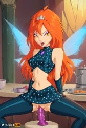 bloom (winx club) from 4kids entertainment by rule34lab