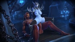 1futa 1girl1futa 1girls 2021 3d anal anal_penetration anal_sex balls big_balls big_breasts big_penis blizzard_entertainment blue_skin captured chained chaossu3d dark-skinned_futanari duo erection female female_on_top femdom forsaken futa_on_female futanari futasub gahara gara'ha humanoid humanoid_penis hunter_(warcraft) interspecies larger_futanari mag'har_orc maghar maw_rune mawsworn orc orc_(warcraft) orc_futanari original_character penetration pussy red_eyes shadowlands size_difference smug sylvanas_windrunner the_maw_(warcraft) thick_thighs thigh_highs thighs torghast_tower_of_the_damned undead undead_(warcraft) warcraft world_of_warcraft