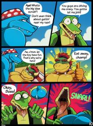bowser from diddy kong racing by elfein