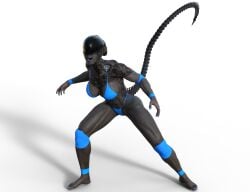 alien_girl camper222 female pro_wrestler samantha wrestler wrestling_outfit xenomorph