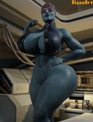 asari from mass effect (series) by blazeart