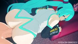 1boy 3d animated anus aqua_eyes aqua_hair artist_name ass bare_shoulders bent_over bottomless dab_neko detached_sleeves dominokotya female fortnite green_eyes green_hair hatsune_miku hatsune_miku_(fortnite) huge_ass lehornysfx long_hair male medium_penis moaning nyaughtymeow opennsfwsp penis pussy sex sound straight tagme twintails vaginal_penetration very_long_hair video vocaloid wide_sleeves x_redeyes