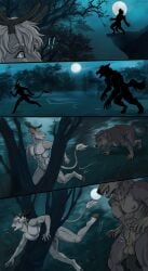 abs absurd_res animal_genitalia animal_penis anthro antlers balls canid canine canine_genitalia canine_penis comic deer digital_media_(artwork) duo eiden_(tvard) flaccid forest full_moon fur genitals hair hi_res hooves horn humanoid_genitalia humanoid_penis licking licking_lips licking_own_lips lipsticking male male/male mammal moon muscular muscular_anthro muscular_male mythological_canine mythological_creature mythology night nude open_mouth outdoor_nudity outside pecs penis penis_tip plant running self_lick sheath sky smile standing stuck stuck_in_tree tail tongue tongue_out tree tvard werecanid werecanine werecreature werewolf worried
