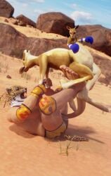 aroused_male dominant_male furry imminent_sex interspecies king_(tekken) male pro_wrestling questionable_consent roger_jr. roger_mama romero_special tekken wrestler wrestling