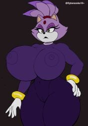 big_nipples blaze_the_cat dylanozoka18 huge_breasts not_happy outfit sonic_the_hedgehog_(series)
