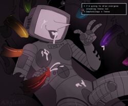 6+boys bukkake cum deltarune deltarune_chapter_2 deltarune_chapter_3 gangbang gay handjob male milkytea33 multiple_boys robot slut swatchling_(deltarune) tenna_(deltarune) tv_head