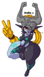 1futa areolae balls big_balls big_penis black_skin blue_skin blush bottom_heavy breasts erection futa_only futanari huge_ass humanoid humanoid_penis imp imp_midna masturbation midna nipples nude penis sagging_balls shortstack solo standing the_legend_of_zelda thick_thighs transparent_background twilight_princess two_tone_body vulkinx wide_hips