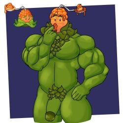caramel caramel_popcorn_(pvz) corn green_body green_skin male male_only penis plant plant_humanoid plants_vs_zombies plants_vs_zombies:_reflourished plants_vs_zombies_2:_it's_about_time plants_vs_zombies_2:_reflourished pvz pvz_2 salndz_72