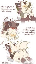 2021 9:16 aggressive_retsuko anthro areola ass balls big_breasts bigbeanpole blush bodily_fluids bottomless breast_play breast_sucking breasts canid canine clothed clothing comic cum cum_in_pussy cum_inside duo english_text fakeryway female fennec fenneko fox from_front_position genital_fluids genitals haida happy_ending happy_sex heart hi_res huge_breasts hyaenid kiss kissing lying male male/female mammal mating_press multiple_positions nipples nude on_back penetration pleasure_castle pussy_juice reverse_missionary_position sanrio sex shortstack smooth_fur sucking text vaginal_penetration wholesome