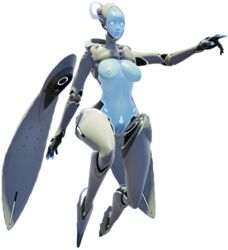 3d big_breasts big_breasts blizzard_entertainment ckiii3d_(artist) echo_(overwatch) female female_only huge_breasts large_breasts omnic overwatch pussy robot robot_girl vagina wings