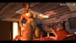 3d animated anthro areolae cowgirl_position disney female fox fur furry gazelle gazelle_(zootopia) girl_on_top huge_breasts large_ass large_breasts larger_female long_neck male mp4 mr_safety mrsafetylion nick_wilde reverse_cowgirl_position size_difference smirk sound tagme thick_thighs tiger_dancer_(valorlynz) tiger_dancer_(zootopia) video wide_hips zootopia