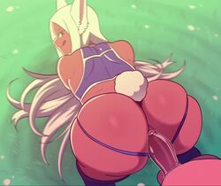 1boy 1boy1girl 1girls 2d 60fps anal anal_penetration anal_sex animated ass ass_clapping ass_jiggle ass_waves bent_over big_ass big_butt bunny_ears bunny_girl clapping_cheeks d-art dark-skinned_female dark_skin dat_ass doggy_style donotpost faceless_male female fox_ears from_behind from_behind_position interracial izuku_midoriya jiggling_ass large_ass long_hair male male/female miruko mp4 my_hero_academia no_sound pale-skinned_male penis rabbit_ears rumi_usagiyama sex shorter_than_10_seconds shorter_than_30_seconds sunburn thong video white_hair