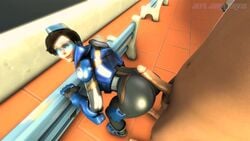 3d alternate_costume animated ass big_ass blue-tinted_eyewear bodysuit butt butt_crack buttjob cadet_oxton chronal_accelerator cum cum_on_ass harness human jefe_juan_david large_ass latex_suit light-skinned_female light-skinned_male longer_than_one_minute overwatch sound sound_effects spandex straight tagme tinted_eyewear tracer video