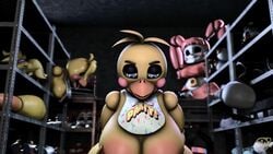 1boy 1girls 3d animated animatronic areolae big_breasts breasts cum cum_on_breasts ejaculation ejaculation_between_breasts five_nights_at_freddy's five_nights_at_freddy's_2 huge_breasts huge_toy_chica large_breasts looking_at_viewer male_pov nipples paizuri pov scrapkill sound straight titfuck titjob toy_chica_(fnaf) video