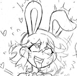 ahe_gao bunny_ears implied_sex jennlumm kill_la_kill matoi_ryuuko sketch