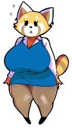 1girls 2020 aggressive_retsuko aggretsuko ailurid anthro anthrofied big_breasts big_hips big_thighs blouse breasts chubby clothed clothing cute eyelashes facial_markings female female_focus female_only front_view full_body fur hips honeyboyy huge_breasts humanoid jpeg large_breasts looking_at_viewer mammal mammal_humanoid netflix office_clothing office_lady office_uniform orange_fur pantyhose red_panda retsuko sanrio shortstack simple_background smooth_skin solo solo_female solo_focus standing striped_tail suprised tail thick thick_thighs thighs uniform white_background wholesome wide_hips