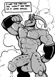 absorption anthro balls big_balls big_penis blush cock comic dick flexing furry fusion gay glasses goat goo_creature goo_transformation hair homosexual hooves horn majin_buu male male/male male_only merging muscles muscular muscular_male news_reporter penis slime testicles transformation trencalos twink vein veiny_penis
