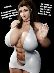 1girls 3d abigail_whitaker big_ass big_breasts breasts breasts_bigger_than_head bust busty chest curvaceous curvy curvy_figure enormous_breasts female gigantic_breasts hips hourglass_figure huge_ass huge_breasts large_ass large_breasts legs light-skinned_female light_skin massive_breasts mature mature_female original original_character sevenarts sevenverse slim_waist thesevenartsx thick thick_hips thick_legs thick_thighs thighs voluptuous voluptuous_female waist wide_hips