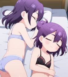 acro_trip ai_generated date_chizuko haraga_kurumi kimi_no_koto_ga_dai_dai_dai_dai_daisuki_na_100-nin_no_kanojo sleeping