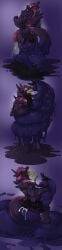 anthro assimilation balls big_balls big_penis bovid bovine bull cock comic conjoined cum dick draon flexing furry fusion gay glowing_eyes goo_creature goo_transformation homosexual hooves horn male male/male male_only male_penetrating markings merging muscles muscular muscular_male nose_piercing nose_ring penetration penis reptile semen sex sharp_teeth slime stripes tail tail_mouth tail_vore tentacle testicles tongue tongue_out transformation trencalos vein veiny_penis