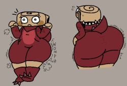 1girls big_ass cooluthink dandy's_world dino_snore_shelly pajamas shelly_(dandy's_world) tagme thick_thighs