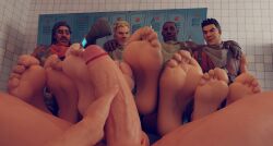 3d 3d_(artwork) 4boys balls barefoot big_cock big_dick big_feet big_penis black_hair blonde_hair clothed clothed_male cock cock_focus cock_vein dark-skinned_male dark_skin dick dick_focus dick_vein facial_hair fapping feet feet_crossed feet_focus feet_together foot_fetish foot_focus fortnite fortnite:_battle_royale gay hand_on_penis hawk_(fortnite) human human_only humanoid_feet jacking_off jerk_off_motion jerking_off jerking_off_hand_motion jonesy_(fortnite) legs_spread light-skinned_male light_skin long_hair looking_at_penis looking_at_viewer looking_down male male_feet male_only masturbation multiple_boys no_shoes penis penis_focus penis_vein pov pov_male presenting presenting_feet renegade_(fortnite) smirk smirking smirking_at_viewer smug smug_face soles spitfire_(fortnite) stroking stroking_cock stroking_penis surprised surprised_expression surprised_face tan_skin tan_skinned_male two_tone_feet vein veiny_penis weirded_out what1231