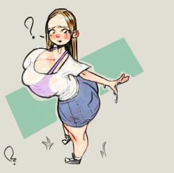 1girls 2025 ? alternate_version_at_source alternate_version_available artist_name artist_signature ass big_ass blonde_female blonde_hair blush bodily_fluids breasts clothed_female denim_shorts extinctyellow female female_only gigantic_breasts grass long_hair mole mole_on_breast original pale-skinned_female pale_skin pixel_art purple_underwear saliva saliva_string saliva_trail see-through see-through_clothing see-through_shirt shoes simple_background skindentation solo solo_female thin_waist voluptuous voluptuous_female